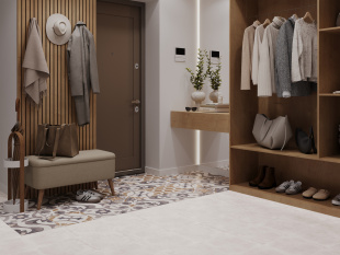 Керамогранит Cersanit Carpet светло-бежевый рельеф арт. 17930 (29,8x29,8)